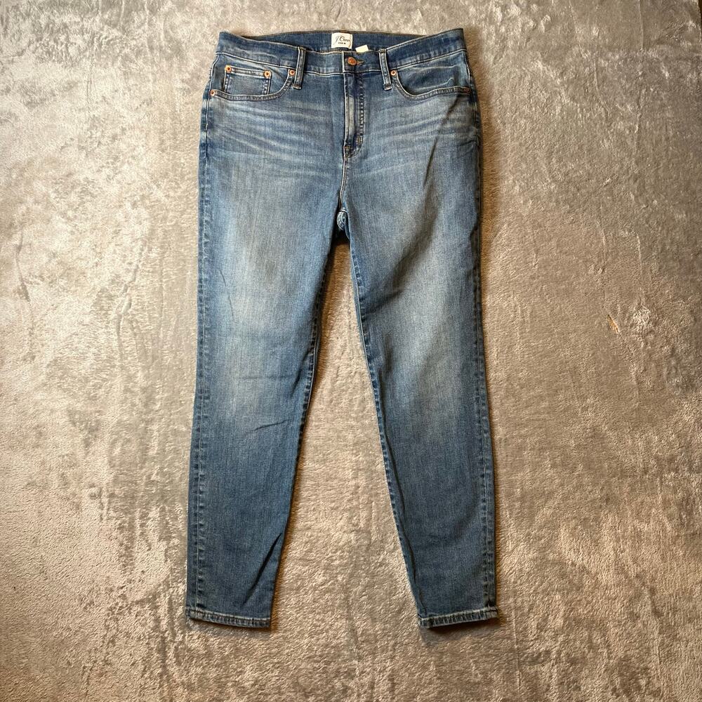 J. Crew 9" High-Rise Toothpick Jeans Size 31 X 28”